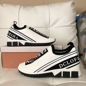 Fashion Fabric Slip -On Sneakers